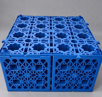 Module de drainage emboîtable en polypropylène vierge (PP) à prix réduit, réservoir d'infiltration des eaux de toiture et de sol résidentielles