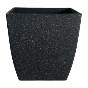 Pots de plantation carrés en plastique, 12 pouces, vente en gros, pièces - Product Image 1