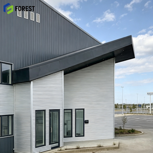 Large Wide Span Modular Steel Structure Commercial Storage Warehouse Fast Assembly Heavy Duty Cargo Distribution <b>Hub</b> - Product Image 1
