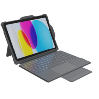 Nouvelle coque clavier USB-C filaire pour iPad 10,9 pouces avec trackpad, design ultra-plat, Plug & Play, disposition UK, garantie 12 mois