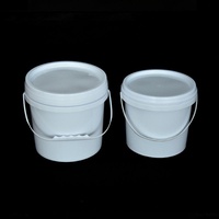 Conteneurs d'emballage en plastique de qualité alimentaire, seaux à peinture scellés, formats 1L, 3L, 5L, 10L, 15L, 20L, 25L, et 5 et 7 gallons, ronds, en PP, pour huile