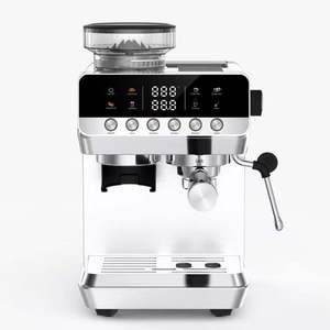 Cafetera Semiautomática a Presión Kitship CM1620, 20 Bares, Acero Inoxidable, Molinillo Ajustable, Capacidad para 10 Tazas, Eficiente Energéticamente - Product Image 4