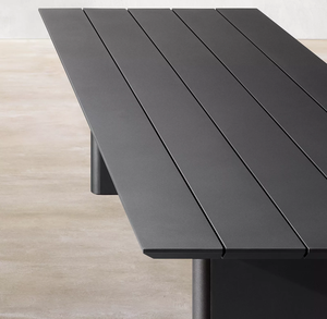 Ngoài trời sân giải trí bàn ăn và Ghế kết hợp cà phê cửa hàng ngoài trời ban công vườn Hợp kim nhôm đồ nội thất - Product Image 6