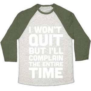 No me quedaré sin hacer nada, pero me quejaré durante todo el tiempo - Camiseta de béisbol unisex de mezcla triple - Product Image 2