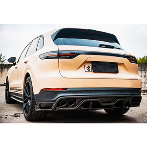 Kit de Carrocería para Cayenne 2018-2023 9Y0, Modificación y Mejora de Automóviles, Parachoques Delantero de Fibra de Carbono, Labio Delantero, Parachoques Trasero, Labio Trasero - Product Image 4