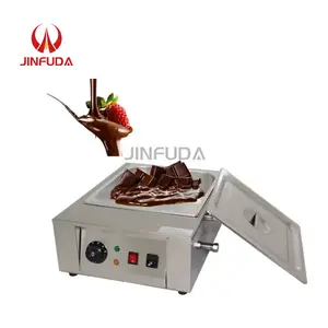 Kommerzielle automatische Schokoladen-Schmelzbehälter elektrische Schokoladen-Schmelzmaschine Tempelmaschine