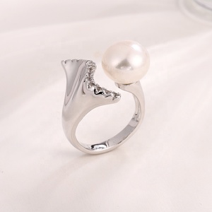 Kammy 11-11.5mm bijoux personnalisés haut de gamme luxe 925 argent perle breloques de mariée pour la fabrication de bijoux femmes bague pour filles - Product Image 3