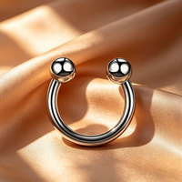 Piercing Minimaliste Hypoallergénique en Titane ASTM F136 pour Enfants, Style Basique, avec Zircon, pour Nombril, Lèvre, Sourcil ou Labret