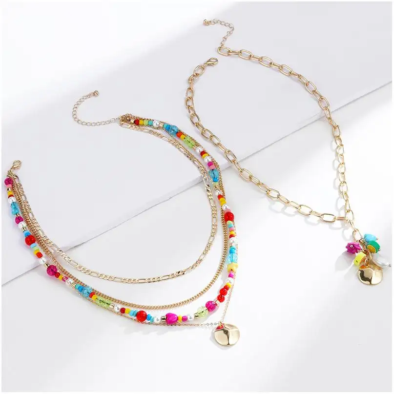 Trái Tim Mặt Dây chuyền vòng cổ người phụ nữ bao bì bướm cỏ ba lá dài pha lê choker thời trang thực sự của tự nhiên Vỏ Vòng cổ túi và pad