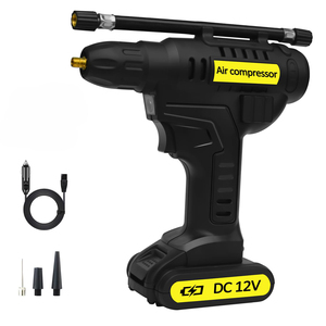Mini compressore elettrico 12V con pompa d'aria per auto, mini gonfiatore per pneumatici - Product Image 5