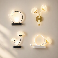 Nouvelle Lampe Murale LED Créative Ultra-Simple de Style Chinois Moderne 2026 pour Chambre, Salon, Escalier – Fixation par Câblage ou Adhésion