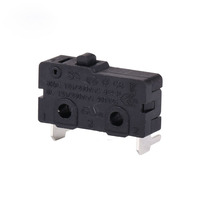 5A 250V 10t85 micro-interrupteur 2 broches interrupteur momentané DIP interrupteur de détection avec bouton poussoir noir