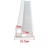 Bandes d'usure de rail de guidage en plastique pour main courante d'escalator GAA50AHA1 Largeur 26mm