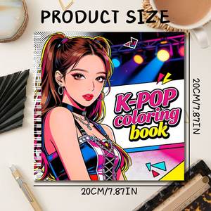 Offre Spéciale : Cahier de coloriage K-Pop personnalisé avec impression de logo pour enfants – Fournitures scolaires éducatives - Product Image 6