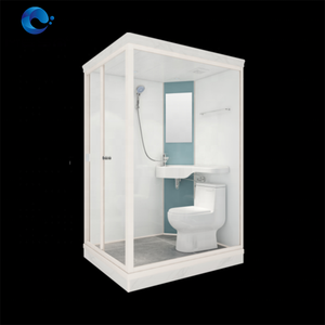 MESA petites unités de salle de bain modernes tout en un toilettes préfabriquées salle de <span class=keywords><strong>douche</strong></span> avec rideau de séparation - Product Image 4
