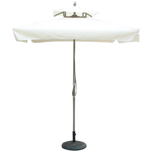 Parasol extérieur pour piscine, grand parasol décoré pour le jardin, poteau en bois de luxe personnalisé, corde en coton, glands, franges - Product Image 5