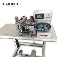 Doré-Choix GC373D-AT nouveau design automatique bouton attachant machine à coudre avec bouton automatique système d'alimentation