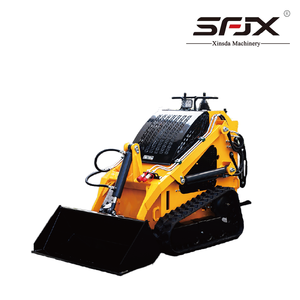 Mini-chargeuse sur chenilles jaune, moteur diesel, haute efficacité, équipement de construction compact - Product Image 3