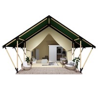 Carpa Moderna de Lujo Bolin para Hotel y Resort, para Camping, Baño y Supermercado, con Energía Solar e Impermeable