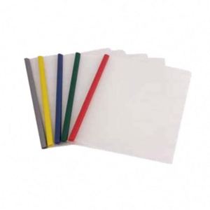 20 Fundas Transparentes para Informes, Carpetas con Clip A4, Carpeta de Presentación de Proyectos con Barra Deslizante, Carpeta de Plástico Reciclado - Product Image 2