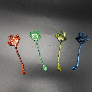 Wholesale Yiwu Cheap JO Brand <b>Mini</b> Sticky Toys TPR Material Colorful <b>Hand</b> Shape for 1inch 32mm Vending Capsule All Ages - Product Image 2