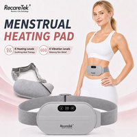 Masajeador Eléctrico Recargable para Aliviar el Dolor Menstrual, Cinturón Térmico Recargable, Herramienta de Calentamiento Innovadora, Producto Mini