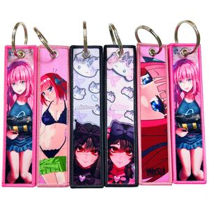 Wholesale Cute Anime Cartoon Luxury <b>Custom</b> Printing Keytag Jet Tag Sublimation <b>Keychain</b> - Product Image 1