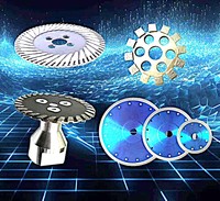 Lame de scie diamantée professionnelle de qualité supérieure pour la découpe rapide et lisse de dalles de granit et de marbre noir Turbo Rim, qualité export.