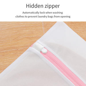 <span class=keywords><strong>Bolsa</strong></span> de lavandería con logotipo personalizado, <span class=keywords><strong>bolsa</strong></span> de lavado de malla, <span class=keywords><strong>ropa</strong></span> interior, <span class=keywords><strong>lavadora</strong></span>, <span class=keywords><strong>bolsa</strong></span> de lavandería de malla pequeña portátil para <span class=keywords><strong>ropa</strong></span>, lencería, calcetines - Product Image 3