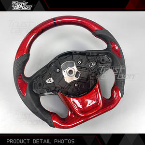 Volante de Fibra de Carbono Personalizado para <span class=keywords><strong>Toyota</strong></span> GR <span class=keywords><strong>Supra</strong></span> 2.0T/3.0T GR <span class=keywords><strong>Supra</strong></span> Pro Edición Especial/GR <span class=keywords><strong>Supra</strong></span> <span class=keywords><strong>GT4</strong></span> Concept/3.0T Premium - Product Image 3