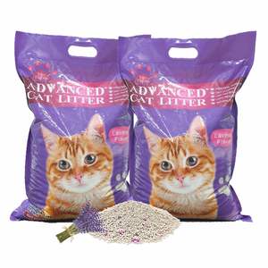 ทรายแมว Arena Sanitaria Para Gatos OEM ODM ตัวอย่างฟรี 10 ลิตร OEM ODM ทรายแมวแบบจับตัวเป็นก้อนแข็งแรง ทรายเบนโทไนต์ - Product Image 1