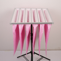 Filtre à poche électrostatique en fibres pour la filtration des poussières submicroniques dans les systèmes de ventilation des unités de traitement d'air (UTA)