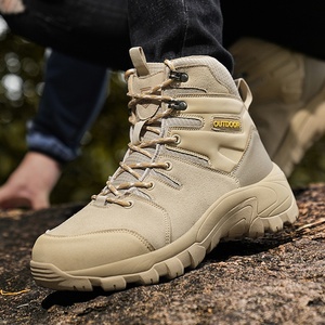 Bottes d'hiver pour hommes grande taille transfrontalières 2025, <span class=keywords><strong>nouvelles</strong></span> bottes pour hommes, dessus en PU artificiel, semelle extérieure en caoutchouc antidérapante, chaudes, randonnée en plein air - Product Image 1