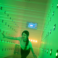 Máquina de Juegos de Escape en Interiores, Desafío Competitivo Activo, Juego Activo con Luz LED, Láser para Deportes y Entretenimiento