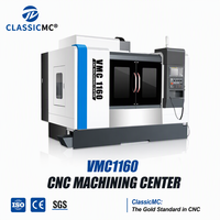 Centre d'usinage vertical CNC VMC1160, fraiseuse, 24 outils, bras ATC, 11 kW, précision de 0,005 mm, usinage de moules de haute précision
