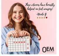 Aeglewell OEM Gummies Équilibre Hormonal SPM avec Vitamine B6 et Ingrédients à Base de Plantes pour Soulager les Douleurs Menstruelles des Femmes (60 Comprimés)