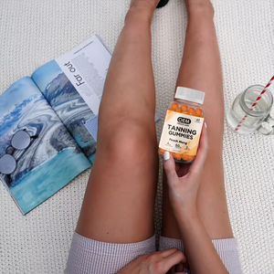 Bonbons de bronzage OEM Biochealth, supplément de bronzage pour femme et homme, bonbons gommeux de bronzage quotidien pour la santé et la pigmentation de la peau - Product Image 3