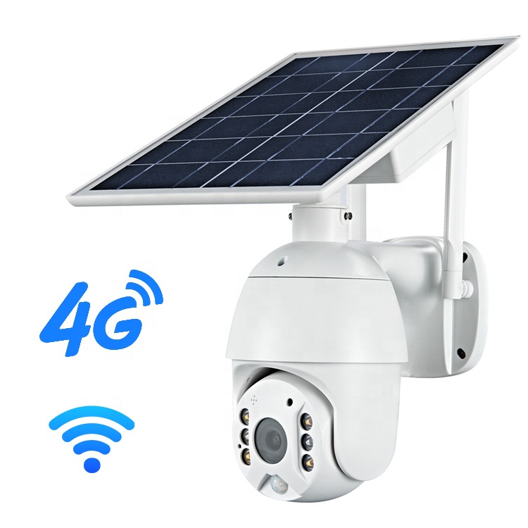 Outdoor PTZ Wireless Wifi Solar Ip Camera Powered Wifi CCTV 4G Ptz Camera