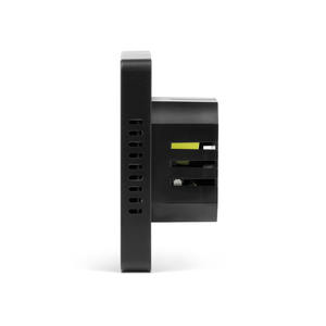 Beok-Thermostat numérique programmable à écran tactile, moderne noir givré, Wi-Fi Tuya, connectivité flexible pour appartement - Product Image 3