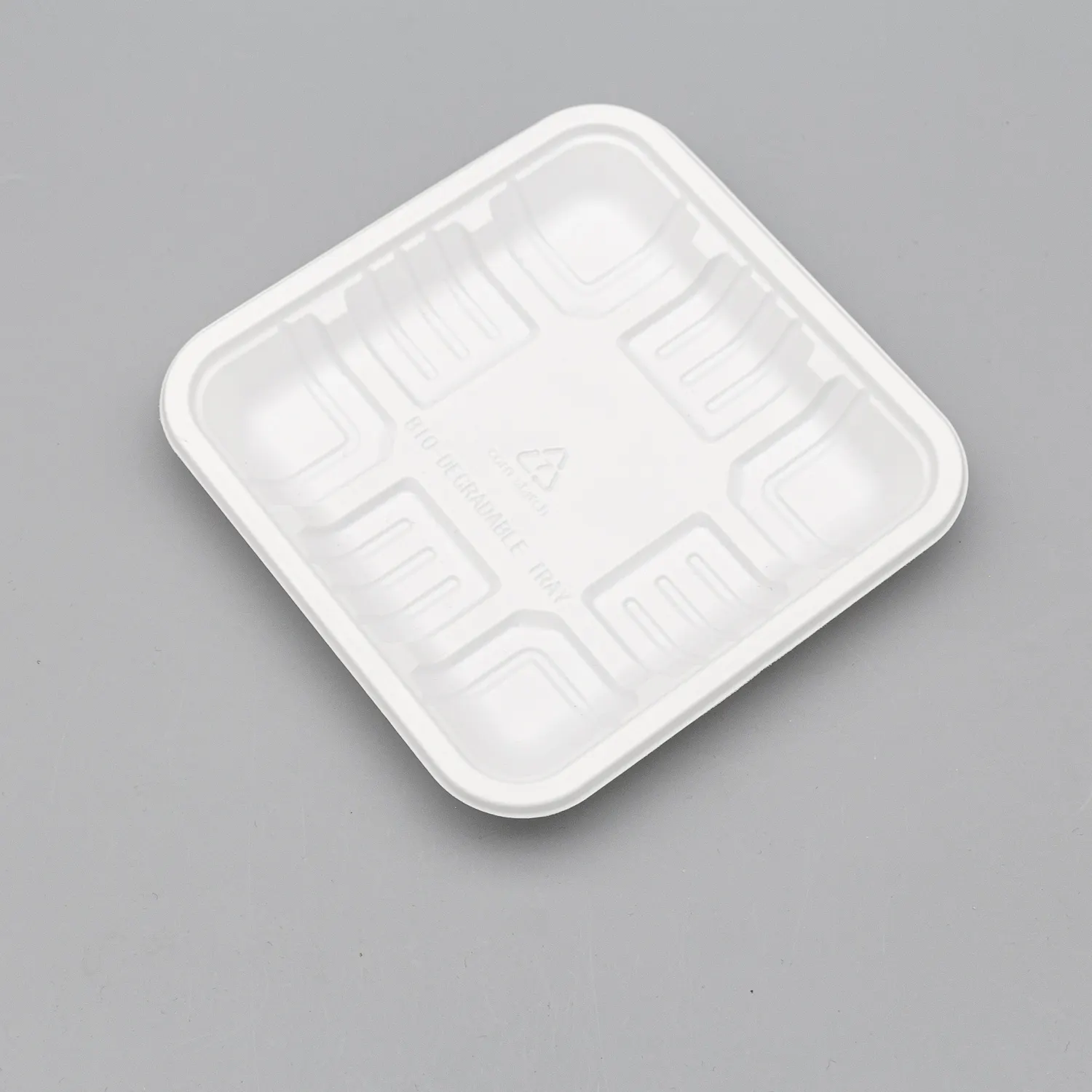Square fruit food disposable cornstarch trays