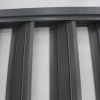 Fenêtre à persiennes thermiques, fenêtre à persiennes fixes, cadre en aluminium