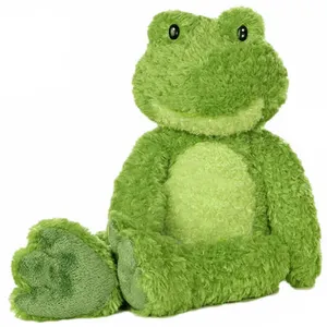 Poupée peluche grenouille verte en peluche bon marché dessin animé personnalisé