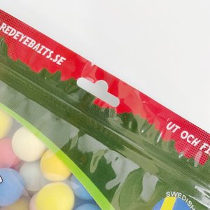 Resealable Zipper Euro Hole Fish Lure Bag Packaging Pouch Customized Soft Plastic Bait Bags for Fishing - Product Image 6