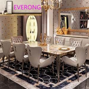 Chaises de salle à manger en bois, en tissu nubuck et en cuir microfibre, de haute qualité, neuves, de marque, pour la maison, vente en gros - Product Image 6