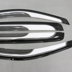 แผ่นบังแดดรถยนต์ KQD สำหรับ Nissan NP200 ปี 2008-2014 สีดำและสีขาว วัสดุ PMMA ติดตั้งด้วยเทป 3M - Product Image 4