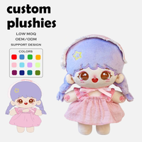 Poupée en peluche personnalisée de 5 cm et 10 cm, figurine d'anime sur mesure, jouet en peluche, poupée en peluche de star K-pop coréenne