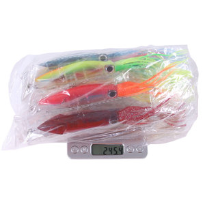 Venta al por Mayor Señuelos de Pesca JIZ001 de 14 cm 40 g para Curricán en Agua Salada, Faldas de Calamar Pulpo Luminosas y Realistas para Atún y Marlín - Product Image 6