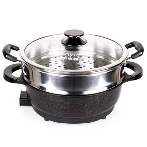 Multifunctional Electric Cooking Pot 3.5L With Steamer For Frying Stewing Steaming Rice Cooking Stir-frying - Product Image 2