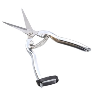 Stainless Steel Fruit Thinning Shears Bypass Pruner For Pruning Fruit Trees Manual Operation Metal Handle Gray - Product Image 5