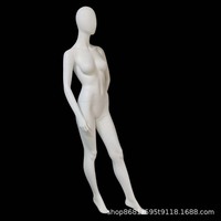 Maniquí de cuerpo completo de FRP blanco mate para tienda de ropa, estilo coreano, para exhibición de vestidos de novia